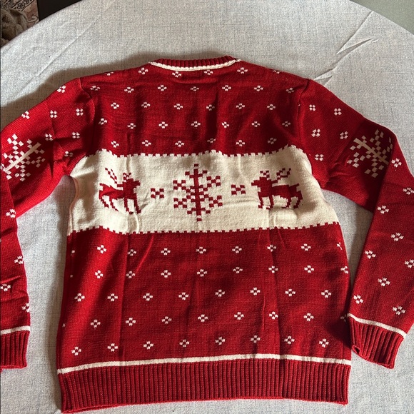 NWOT. Mens. Maker’s Mark. Red and Cream Men's Sweater XL - Picture 11 of 13